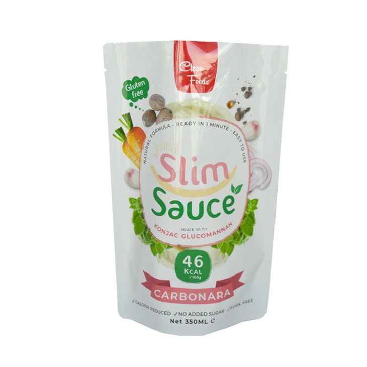 60G Notch Snack Πλαστικές σακούλες συσκευασίας, Food Fexible Packaging Pouches με Resealable Zipper