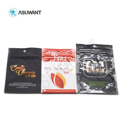 Υγιεινή ματ Mylar Tiny Ziplock Bags για ναρκωτικά, συσκευασίες τσάντες τροφίμων με κορυφαίο φερμουάρ που ανοίγει