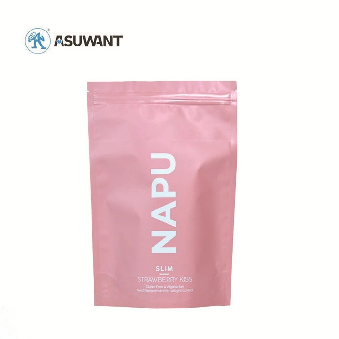 Custom Zip Lock Bag With Logo Resealable Pouch Plastic Packaging Bag Aluminum Foil Stand Up Pouch Powder Packaging Bags