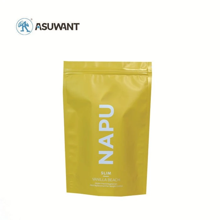 Custom Zip Lock Bag With Logo Resealable Pouch Plastic Packaging Bag Aluminum Foil Stand Up Pouch Powder Packaging Bags