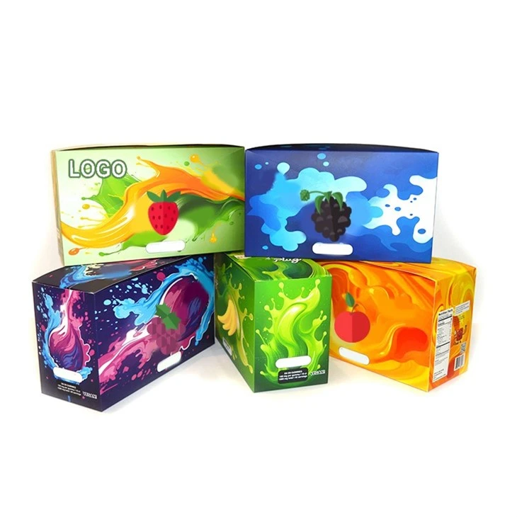 Paper Printed Top Counter Small Corrugated Carton Packaging Boxes For Retail Pre Roll Store Custom Cardboard Display Box