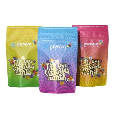 Stand Up Pouch με χρυσό σφράγισμα Low MOQ Spot